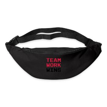 Travail d’Équipe - Sac banane - noir - Devant