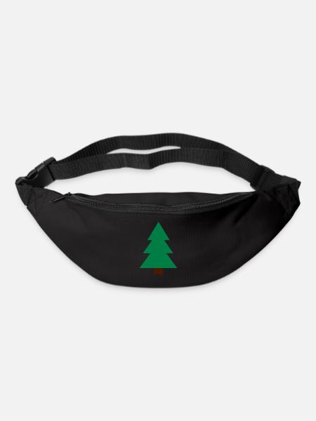Tannenbaum - Gürteltasche - Schwarz