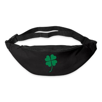 shamrock/ clover - Bum bag - black - Front