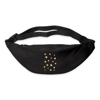 Christmas stars - stars night design - Bum bag - black - Front