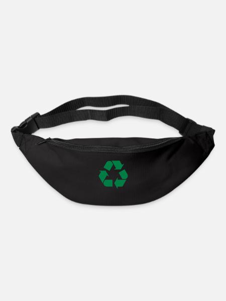 Recycler - Sac banane - noir