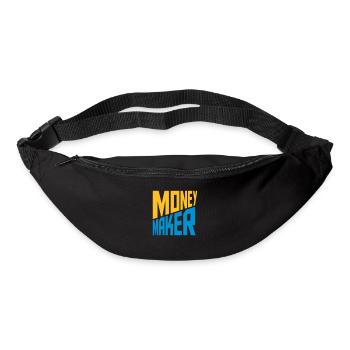 Text Money Maker Successful - Bum bag - black - Front