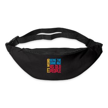 being old people age - Bum bag - black - Front