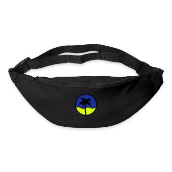 palm tree - Bum bag - black - Front