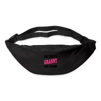 DIE BESTE GRANNY FUR IMMER - Sac banane - noir - Devant