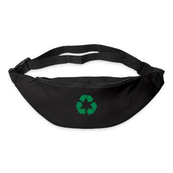 Recycle - two color - Bum bag - black - Front