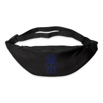 2 Bunnies Friends Team Pair Two Shoulder Leaning - Bum bag - black - Front