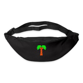 Palm Tree Island Tree Beach Holiday Coconut Sea Cool - Bum bag - black - Front
