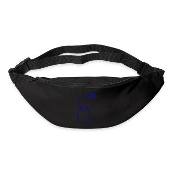 Tee - Gürteltasche - Schwarz - Vorne