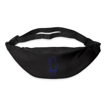 Kaktus Pflanze Stachelig Stacheln Wüsten Kakteen - Gürteltasche - Schwarz - Vorne