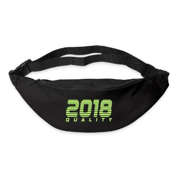 2018 quality | Farbe änderbar - Gürteltasche - Schwarz - Vorne
