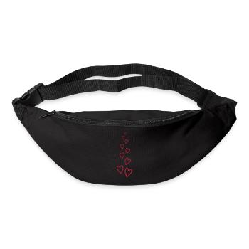 Hearts Love Symbol - Bum bag - black - Front