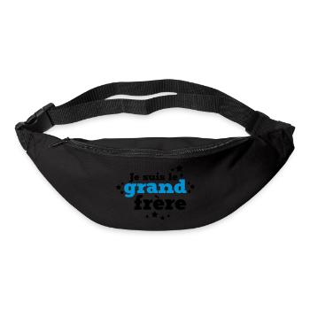 je suis le grand frère - Sac banane - noir - Devant
