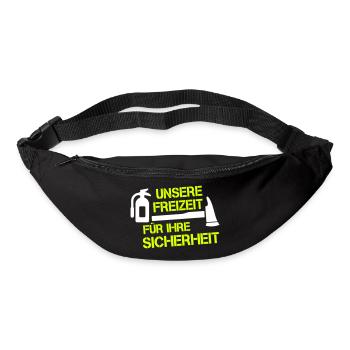 FEUERWEHR unsere Freizeit für dein Sicherheit FW33 - Gürteltasche - Schwarz - Vorne