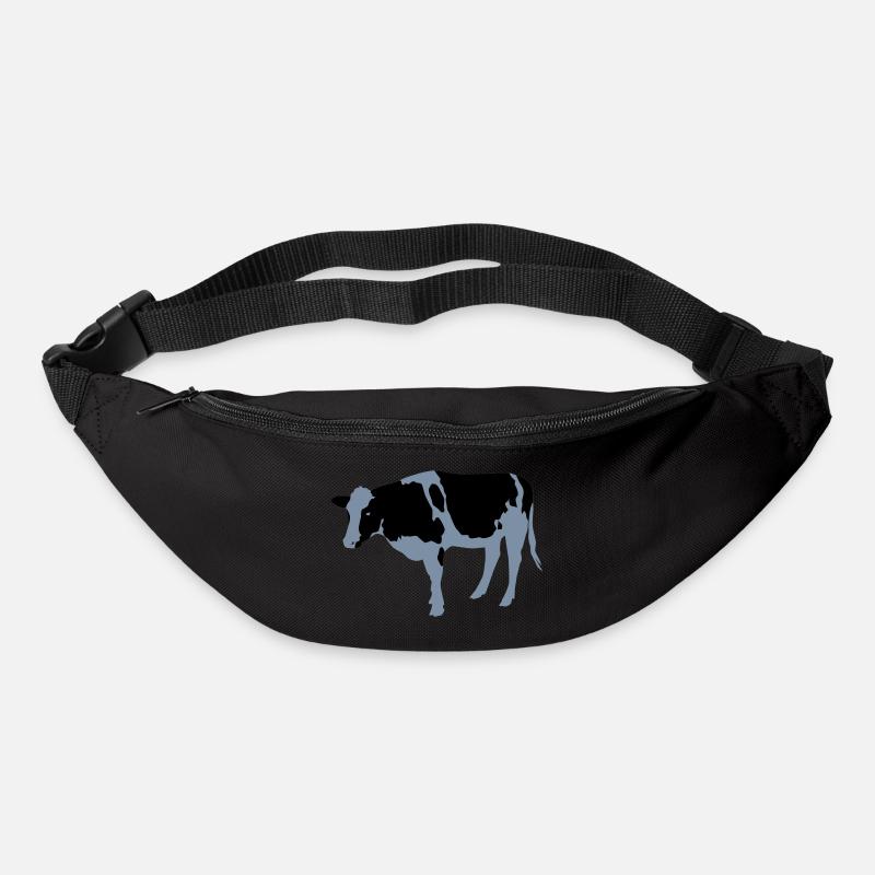 cow - Gürteltasche - Schwarz