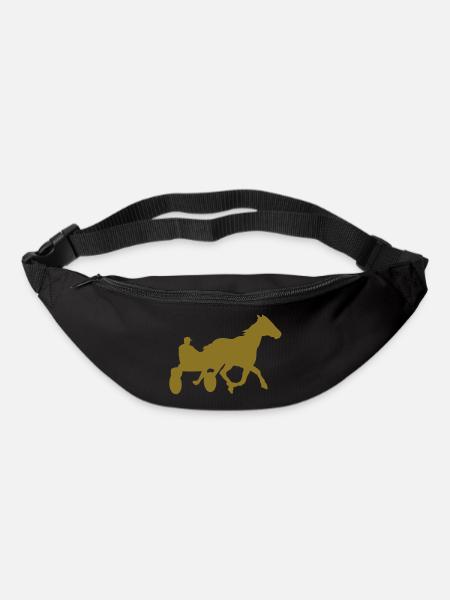 horse race horse race horse8 jocke - Bum bag - black