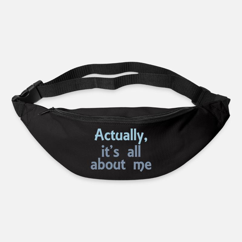its all about me - Bum bag - black