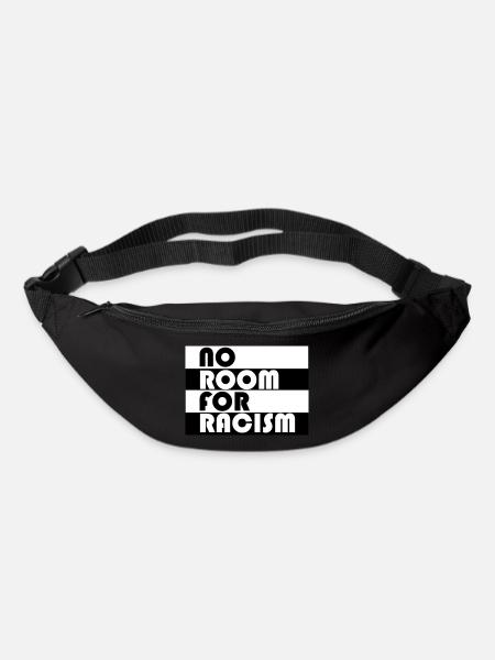 No Room For Racism - Bum bag - black