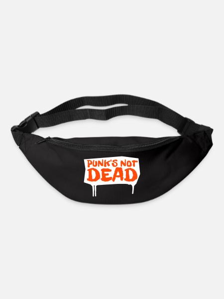 punks not dead | red-edition - Bum bag - black