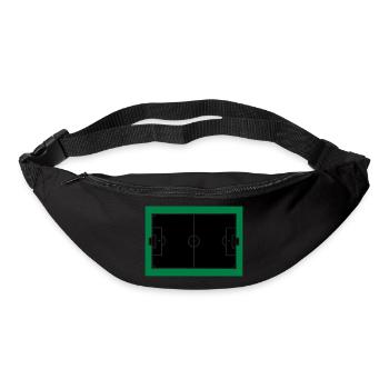 fussball feld - Gürteltasche - Schwarz - Vorne