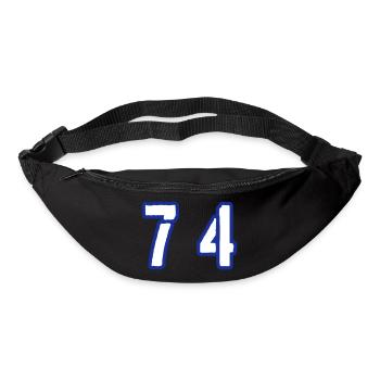74 Number Symbol - Bum bag - black - Front