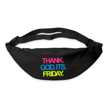Its Friday! - Gürteltasche - Schwarz - Vorne