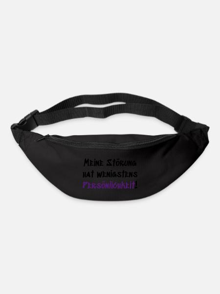 Meine Störung hat Persönlichkeit - Gürteltasche - Schwarz