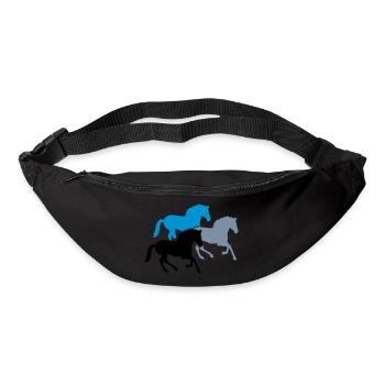 Cheval - Sac banane - noir - Devant