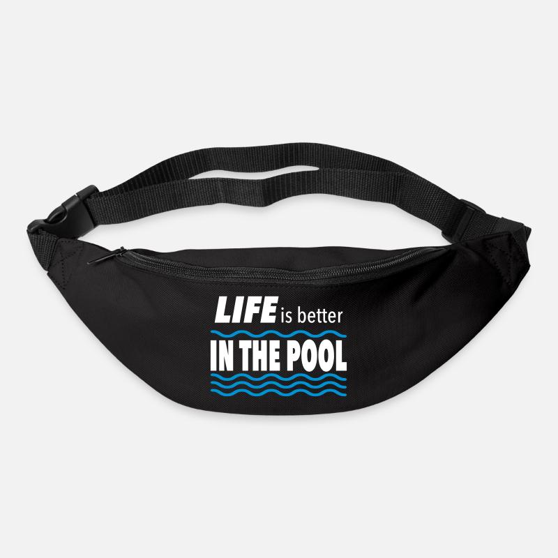 swimming pool - Bum bag - black