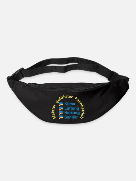 Klima Lüftung Heizung Sanitär - Meister - Gürteltasche - Schwarz