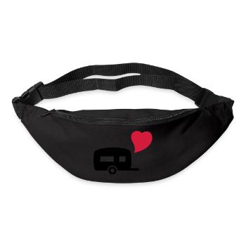 camping_love - Sac banane - noir - Devant