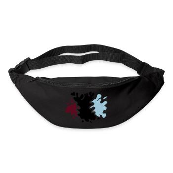 Splashes of color - Bum bag - black - Front