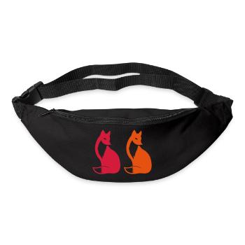 fox 2 - Gürteltasche - Schwarz - Vorne