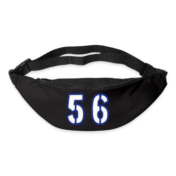 56 Number Symbol - Bum bag - black - Front