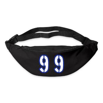 99 Symbole numérique - Sac banane - noir - Devant