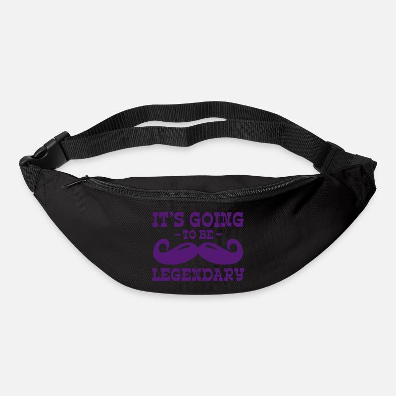it's going to be legendary / moustache - Bum bag - black