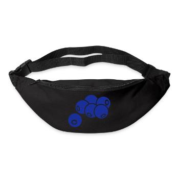 Blaubeere - Gürteltasche - Schwarz - Vorne