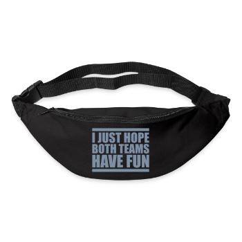 Both Teams Have Fun - Gürteltasche - Schwarz - Vorne