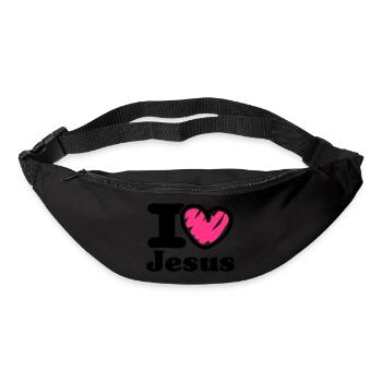 i Love Jesus_V1 - Bum bag - black - Front