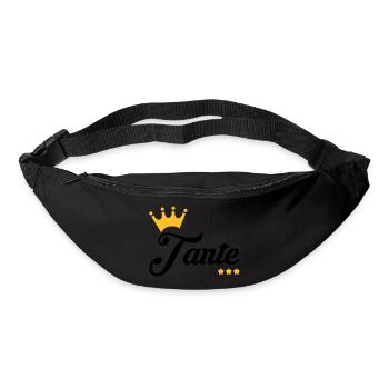 Oncle / Tante / Cousin / Cousine - Sac banane - noir - Devant