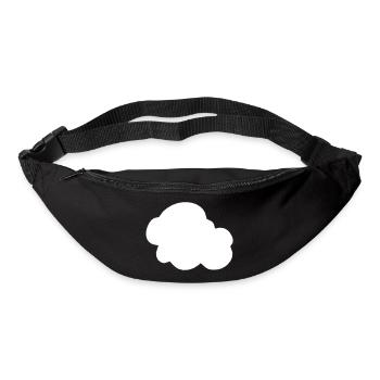 Weather Cloud Clouds Rain Sky Vector 2 - Bum bag - black - Front