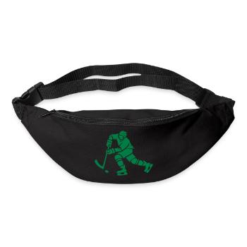 Joueurs de hockey - Sac banane - noir - Devant