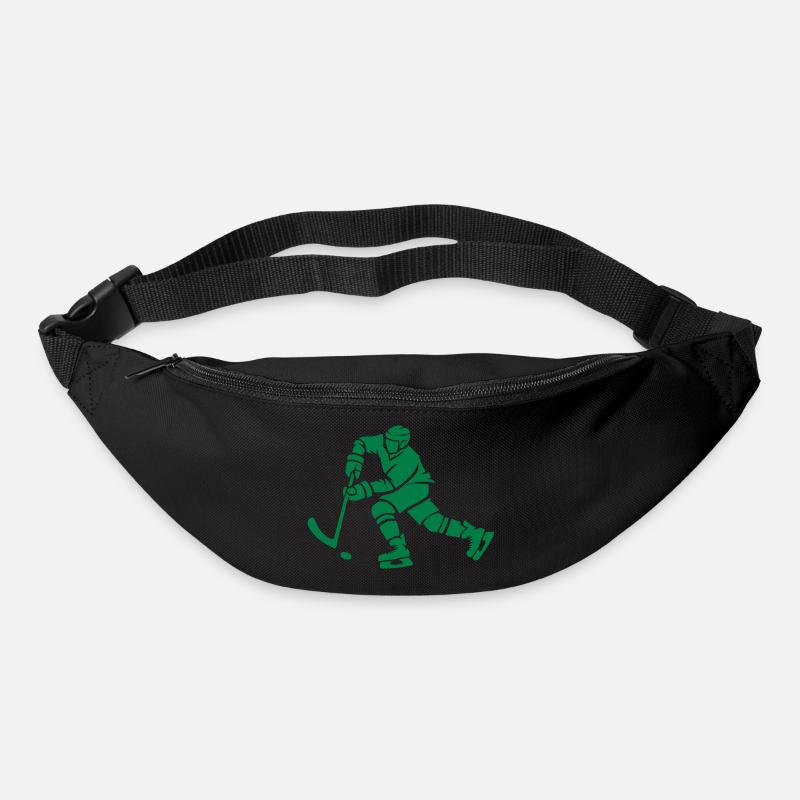 Joueurs de hockey - Sac banane - noir