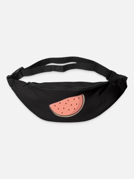 Wassermelone - Gürteltasche - Schwarz