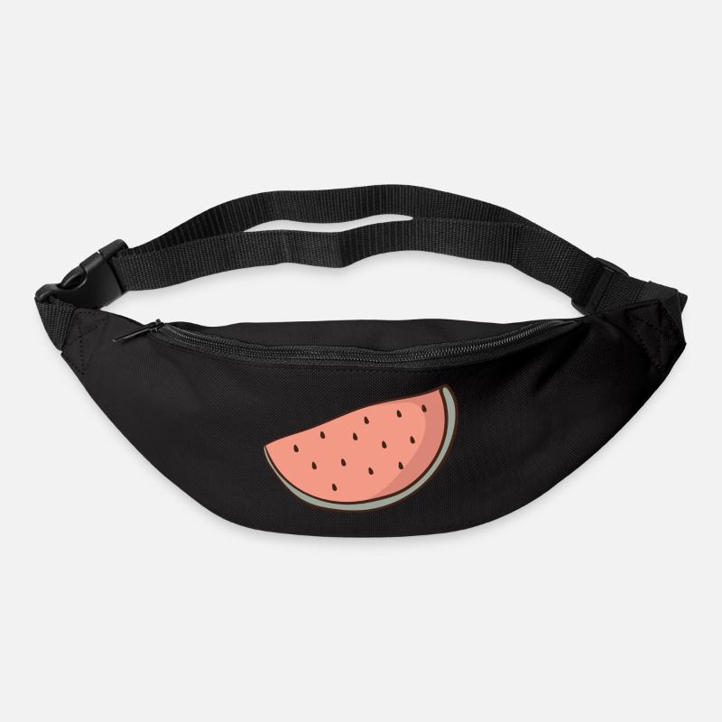 Wassermelone - Gürteltasche - Schwarz