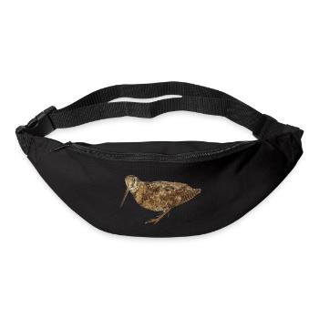 La bécasse des bois pour chasseur - Sac banane - noir - Devant