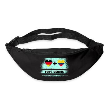 Germany and Colombia 100% Ingenious / Gift - Bum bag - black - Front