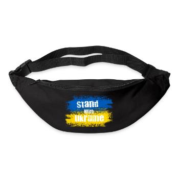 Stand avec Ukraine Motif - Sac banane - noir - Devant