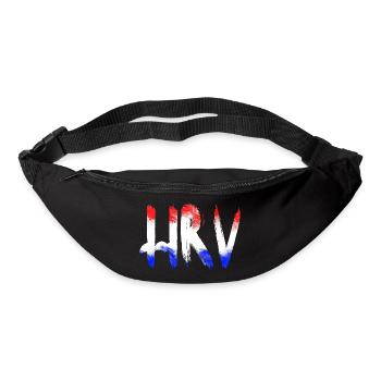 Croatie Croate Hrvatska Croatie Croates Croates Croates - Sac banane - noir - Devant