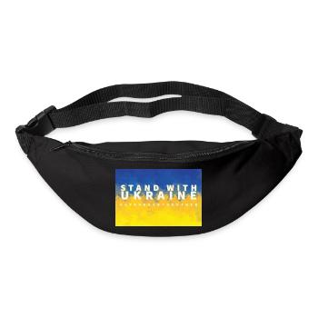 Stand with Ukraine - Gürteltasche - Schwarz - Vorne